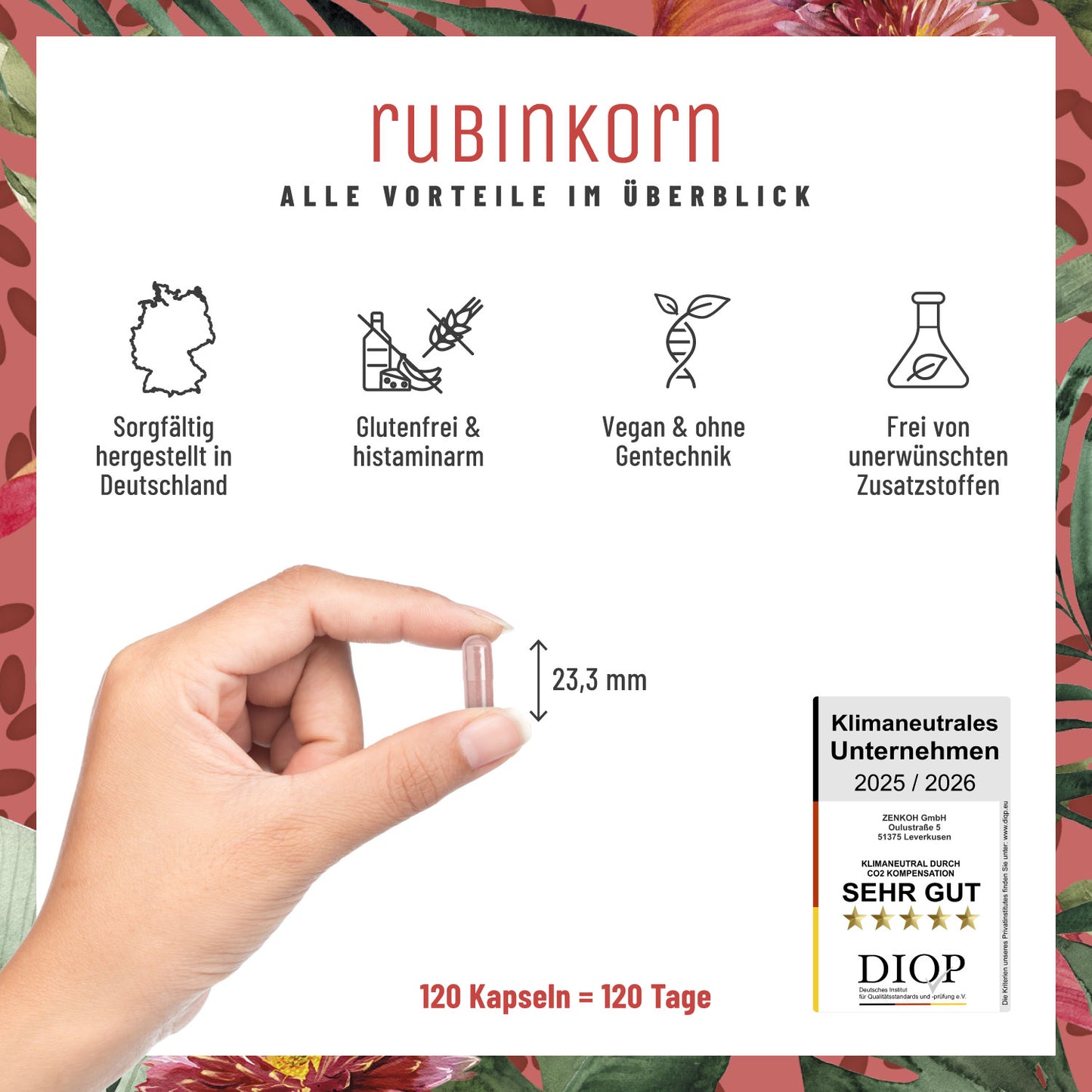 Rubinkorn Roter-Reis Vorteile