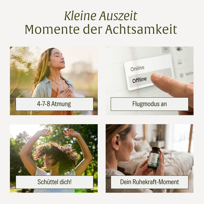 Ruhekraft: mit Vitamin B6, Ashwagandha & Rosenwurz