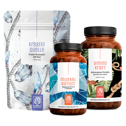 Rundum Fit Sparpaket: Kreatinquelle, Muskelration & Aminokraft