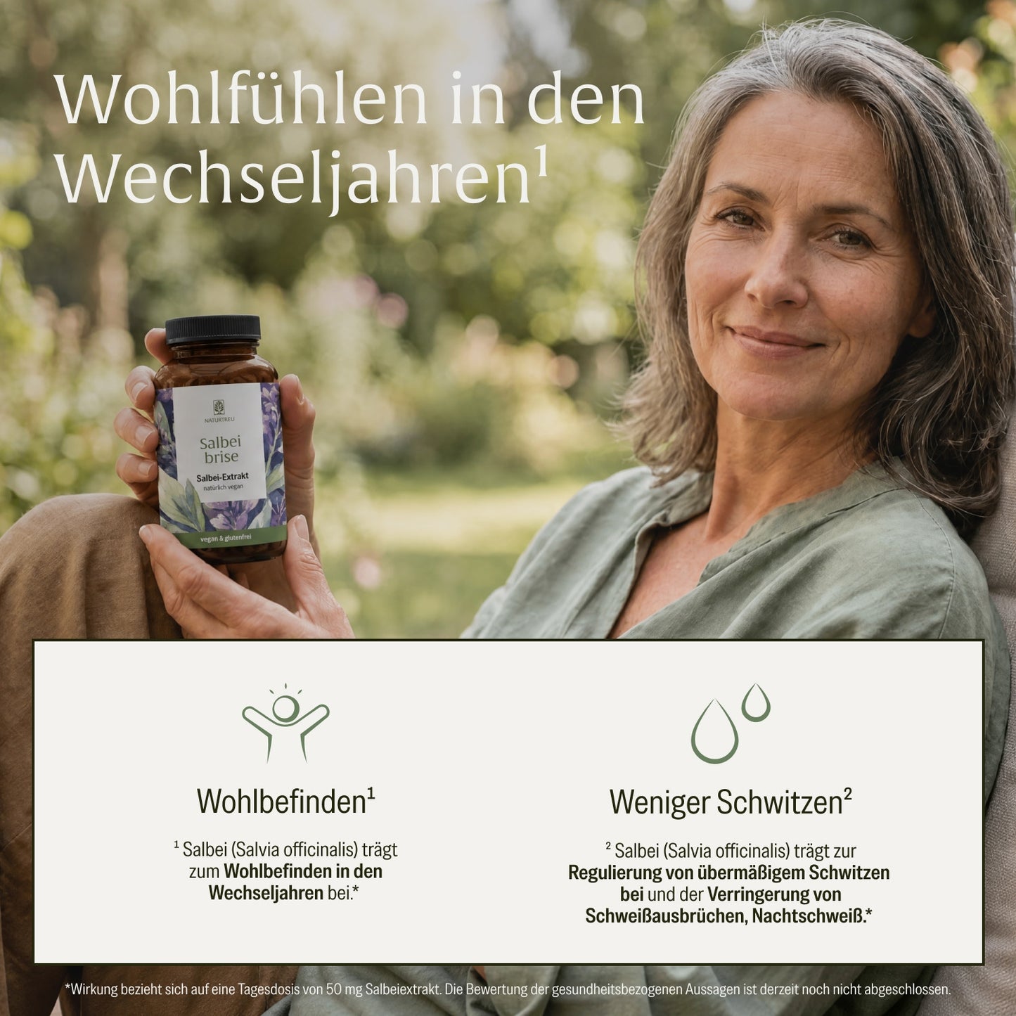 Salbeibrise: Hochdosierte Salbei Kapseln