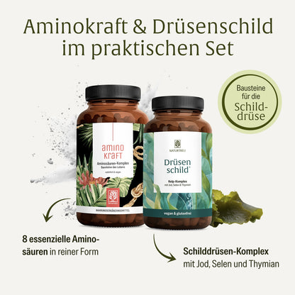 Schildkraft Sparpaket: Aminokraft & Drüsenschild