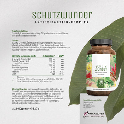 Schutzwunder Antioxidantien-Komplex Etikett