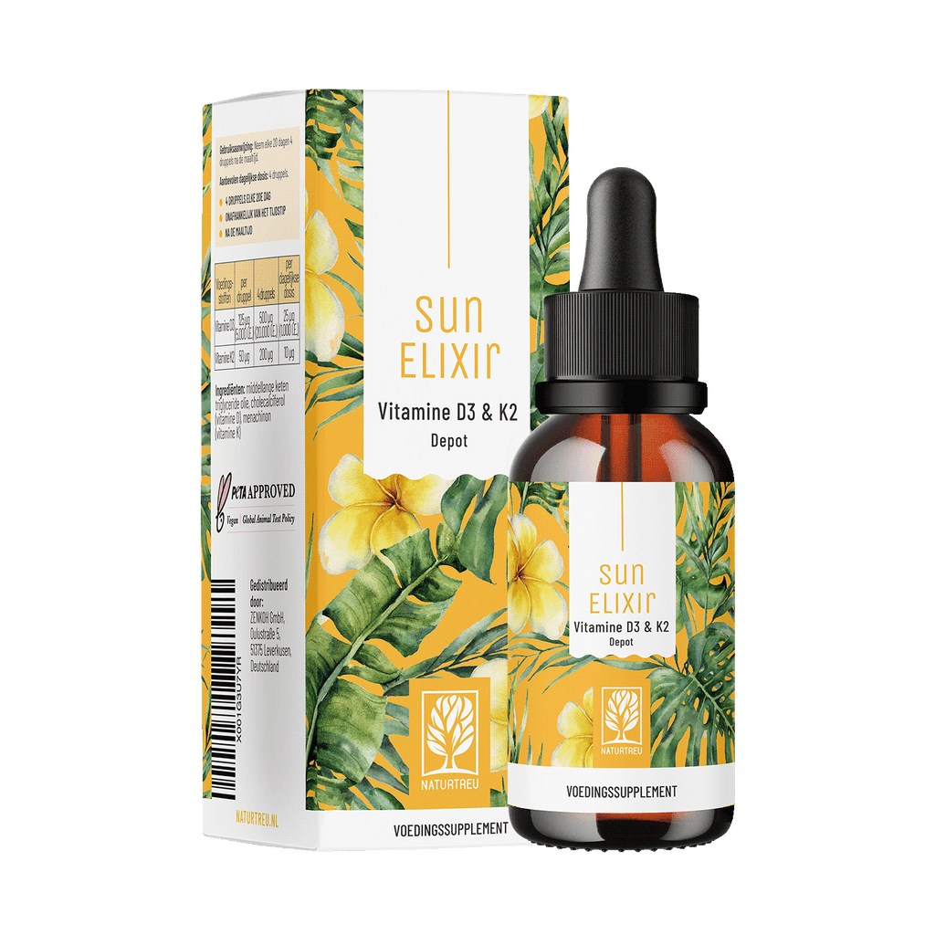 Sonnenelixier Vitamin D3 K2 NL Titelbild