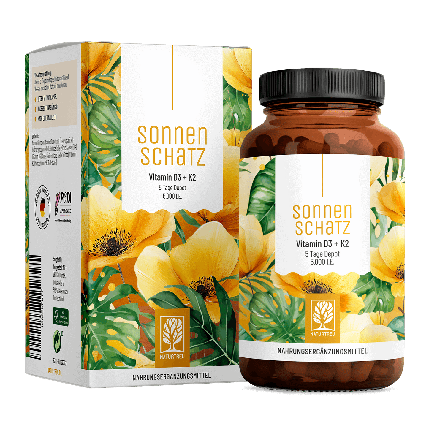 Sonnenschatz Vitamin D3-K2 Titelbild