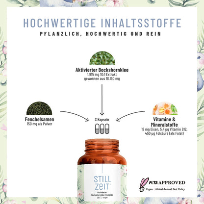 Stillzeit Aktivierter-Bockshornklee-Komplex Hochwertige-Inhaltsstoffe
