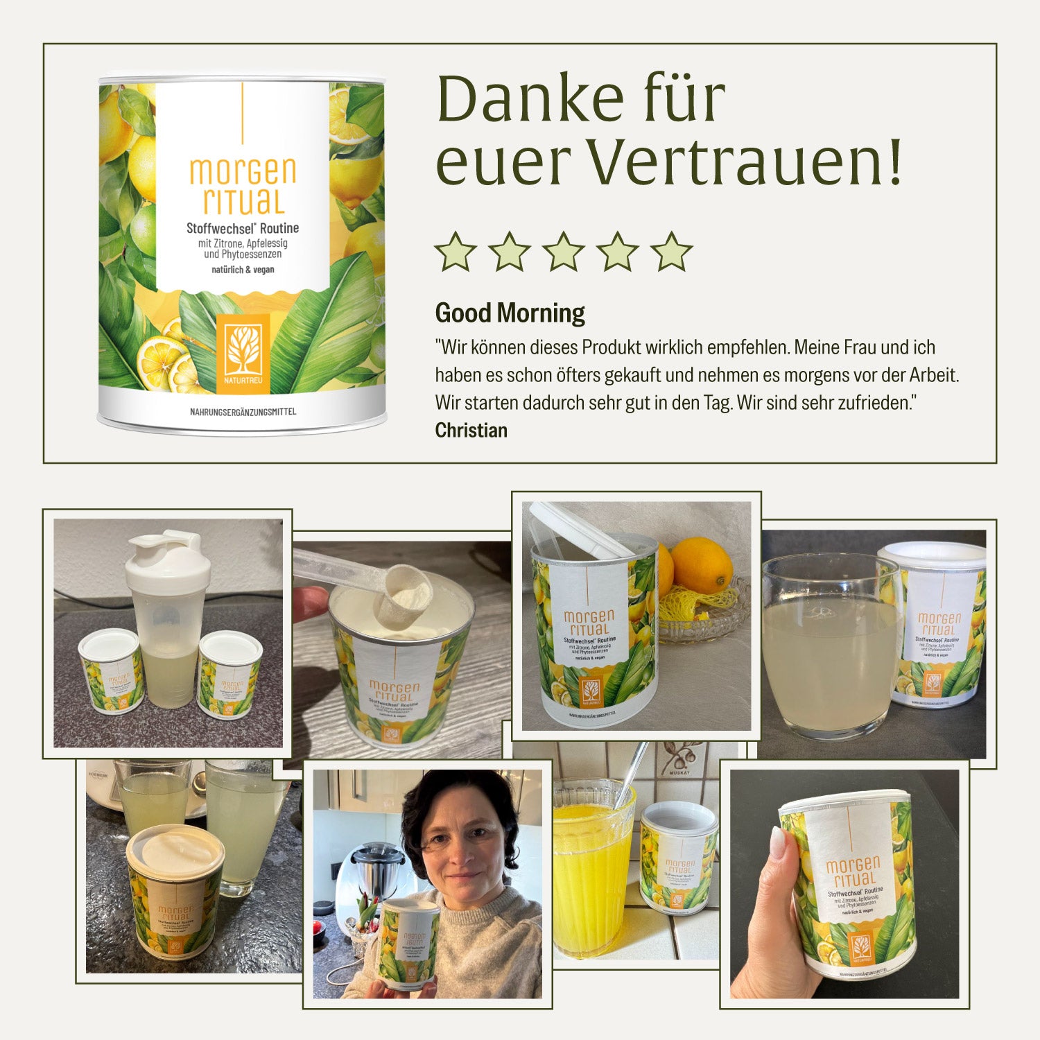 morgenurin aufbewahren Morgenritual · Getränkepulver mit Zitrone, Apfelessig & Ingwer – NATURTREU