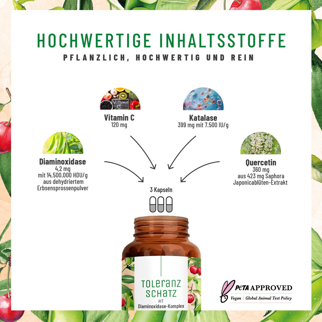 Toleranzschatz Diaminoxidase-Komplex Inhaltsstoffe 