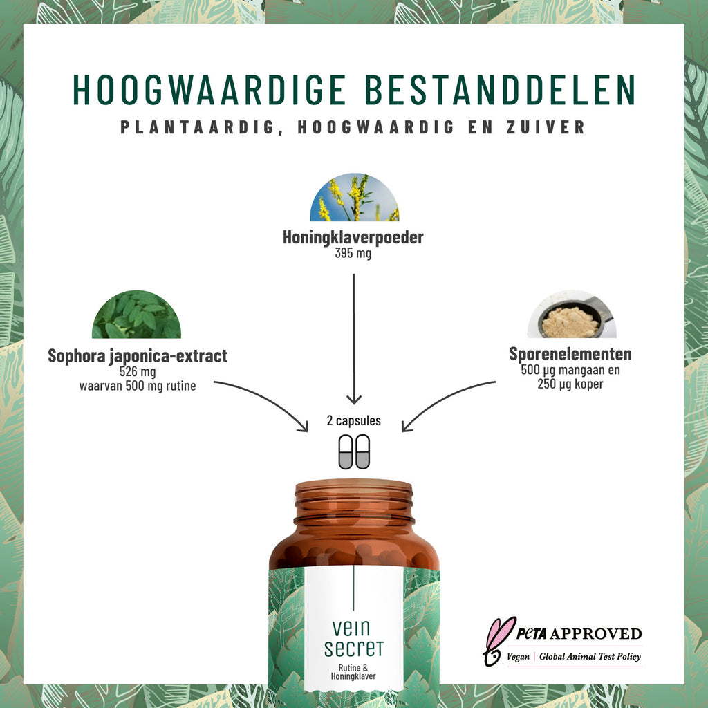 Venenschatz Rutin Steinklee NL Hochwertige Inhaltsstsoffe