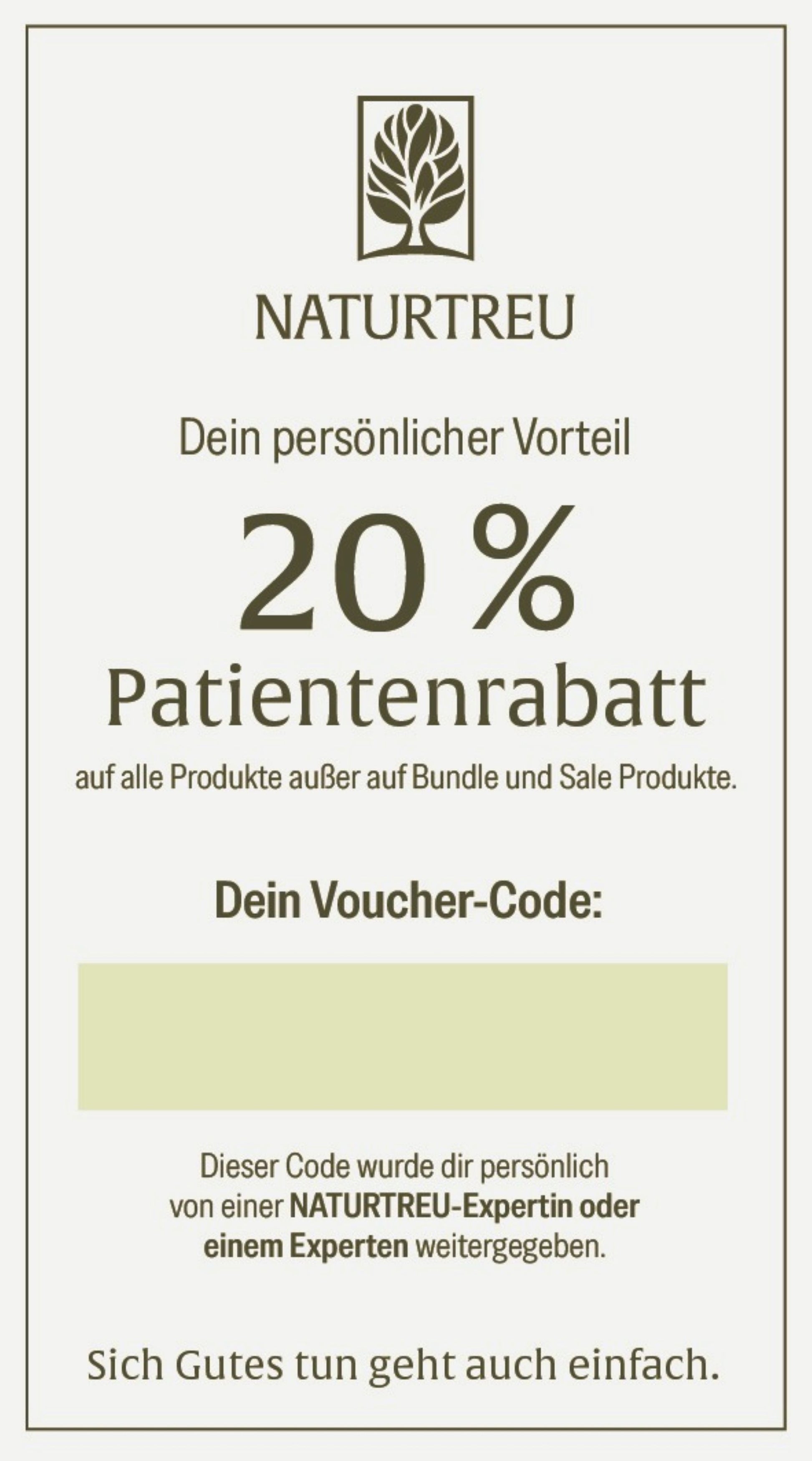 Visitenkarte Rabattcode Expertenprogramm