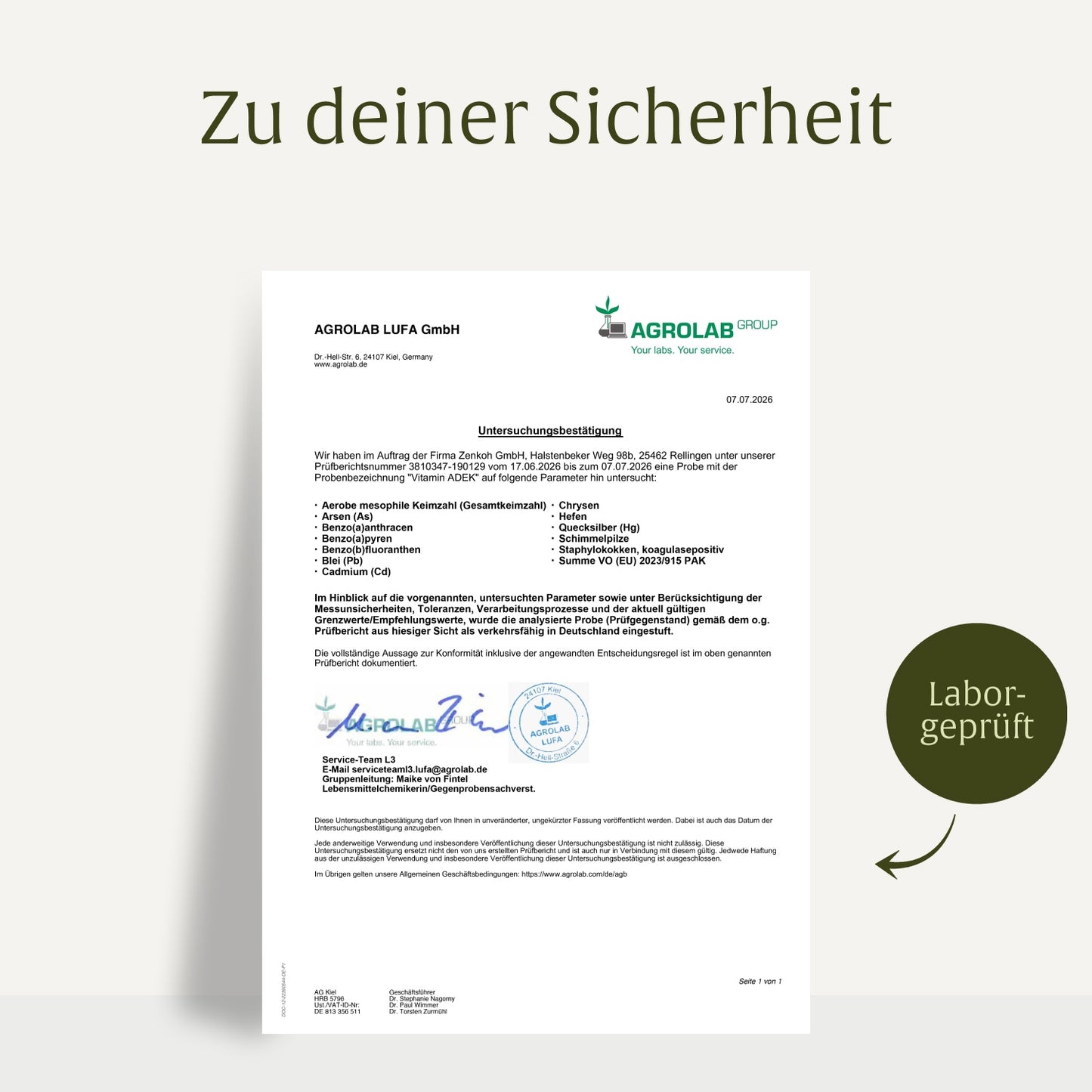 Vitamin ADEK Creatives DE Onlineshop Laborzertifikat