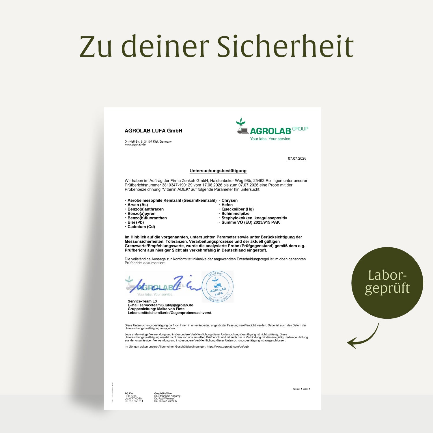 Vitamin ADEK Creatives DE Onlineshop Laborzertifikat