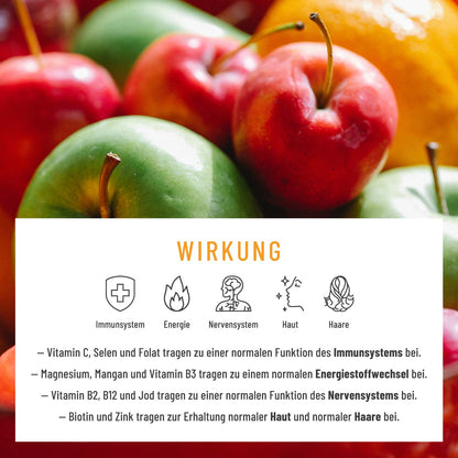Vitaminquelle Multivitamin-Komplex Moodbild Wirkung DE