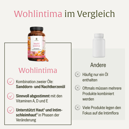 Wohlintima: Komplex mit Vitamin A, Sanddorn- und Nachtkerzenöl