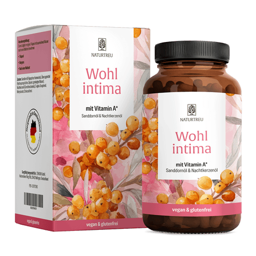 Komplex mit Vitamin A, Sanddorn- und Nachtkerzenöl