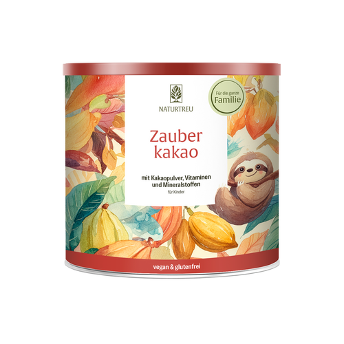 Kakaopulver für Kinder mit 20 Vitaminen & Mineralstoffen