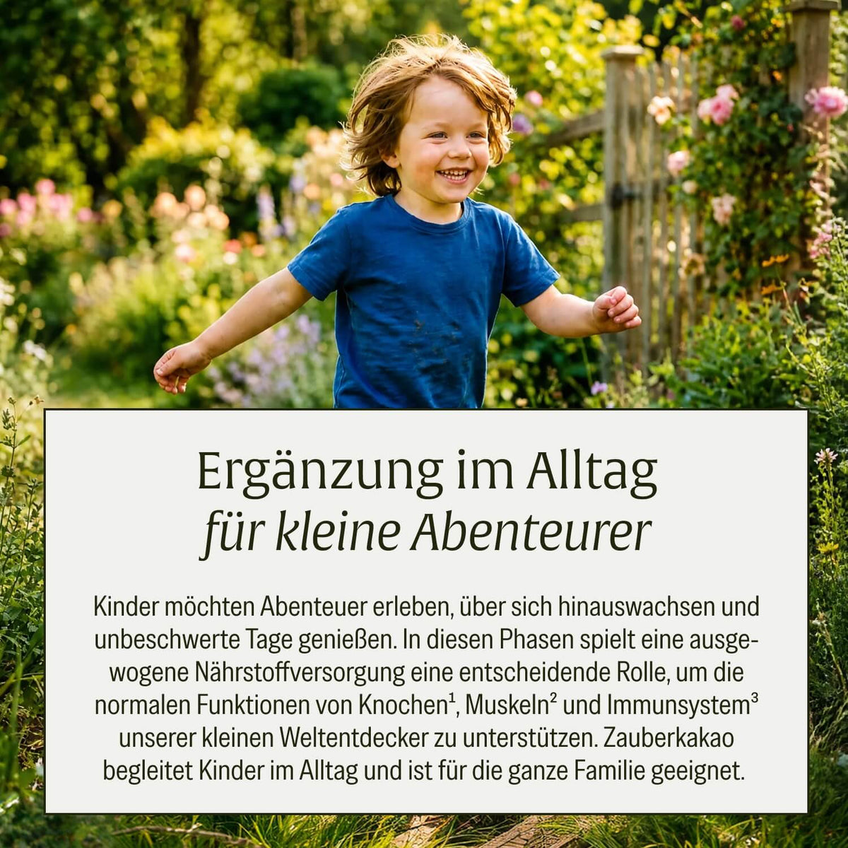 Zauberkakao: Kakaopulver für Kinder mit 20 Vitaminen & Mineralstoffen