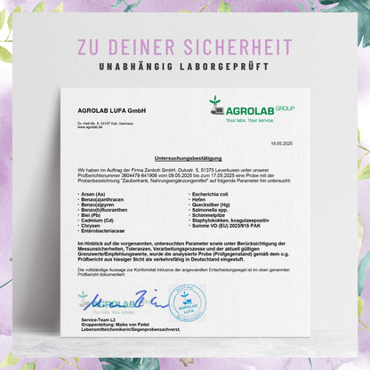 Zaubertrank Immun-Komplex Laborzertifikat
