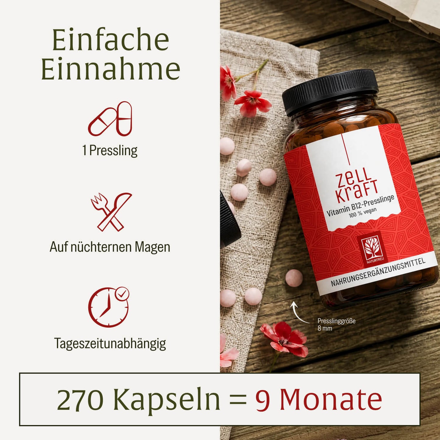 Zellkraft: Vitamin B12-Presslinge