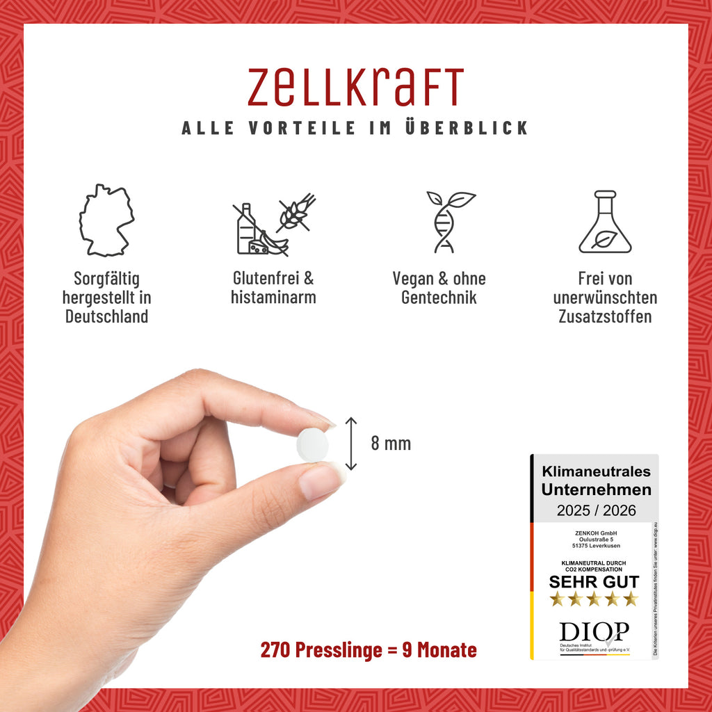 Zellkraft Vitamin B12 Presslinge Alle Vorteile