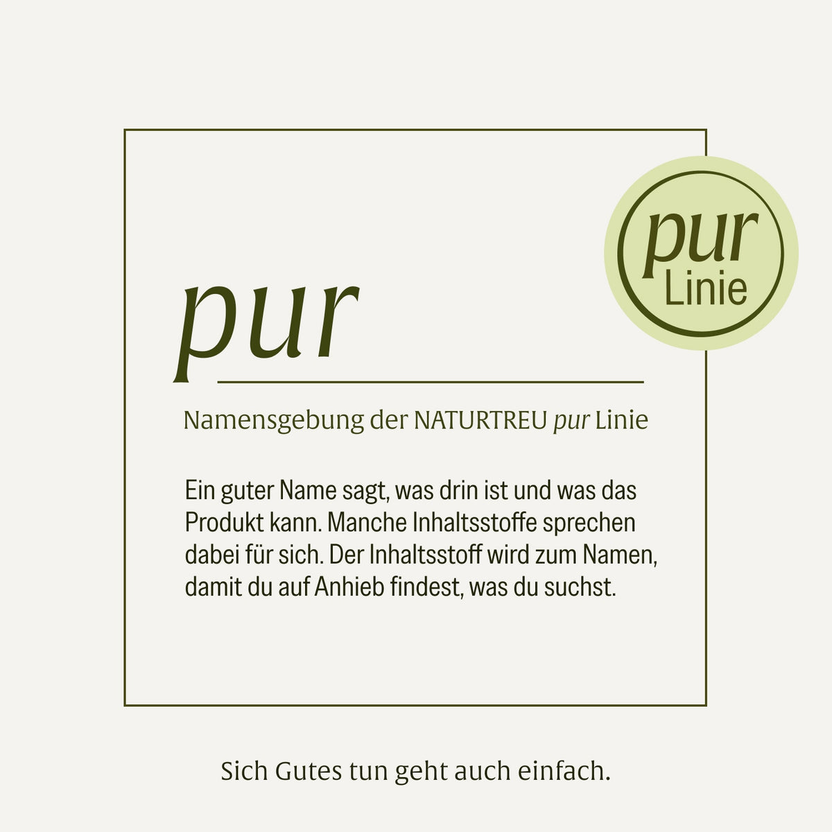 pur linie Definition